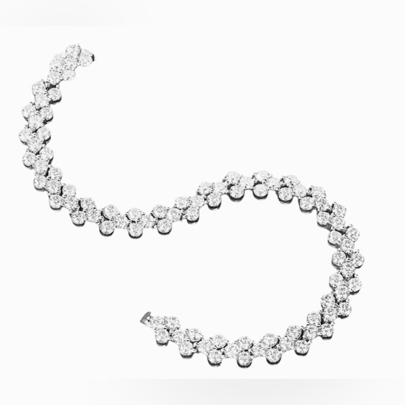 Jewelry - NWOT 9.1 Carat Moissanite Tennis Bracelet
